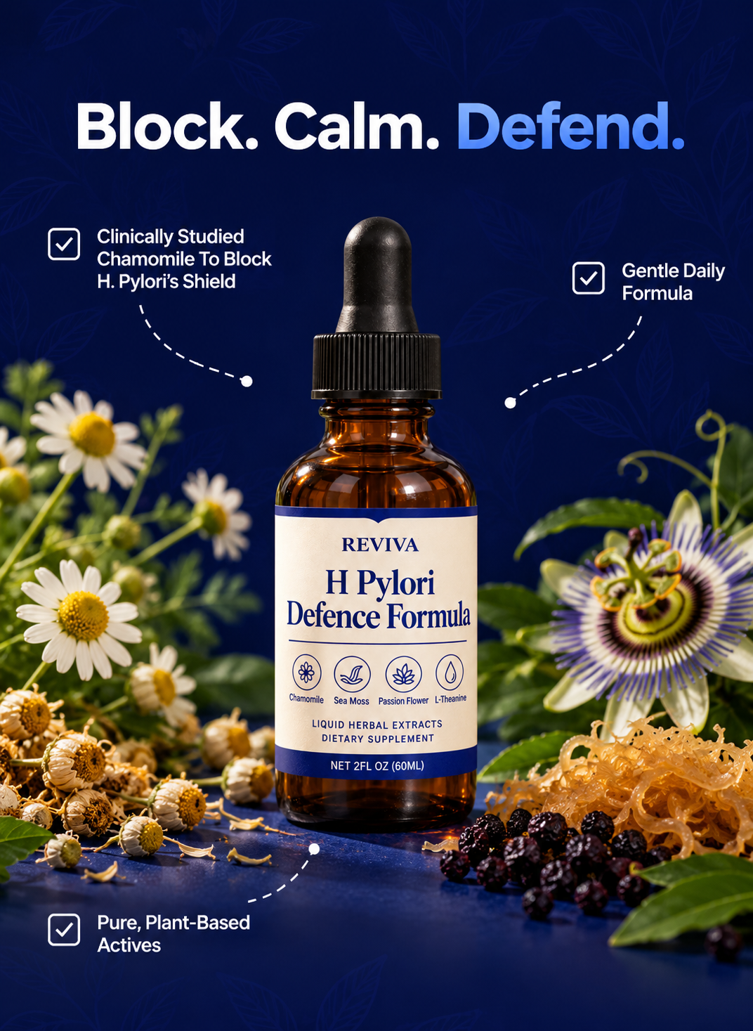 Chamomile H Pylori. Defense Formula